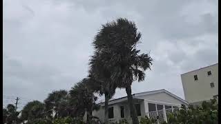 Madeira Beach Florida  Guy Swimming during Hurricane Helene Sept 26 2024 Bryan V Filming [upl. by Landon834]