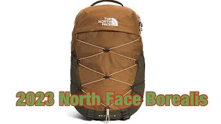 2023 North Face Borealis backpack Short Review Green  Brown hiker [upl. by Ymmit]