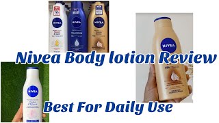 Nivea Body Lotion Review🌸 Best For Daily Use💫 [upl. by Ostap]