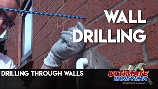 How to Run Cable Through the Wall Demonstration – Easy Home Cabling Installation – YouTube [upl. by Ellon]