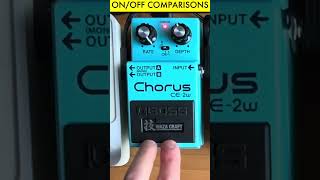 Boss CE2W Pedal OnOff [upl. by Edals629]