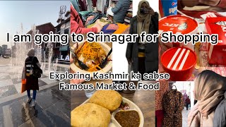 We are going to Srinagar  Kashmiri Pheran  New Lal Chowk  Exploring Kashmir Famous Market amp food [upl. by Ardnassac]