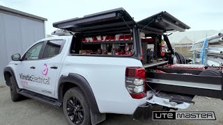 The Ultimate Electricians Ute Canopy Setup ⚡ [upl. by Arema]