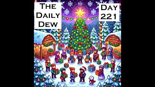 The Daily Dew Day 221  Winter Star Festival Year 2  Stardew Valley Adventure [upl. by Haleelahk584]