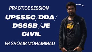 UPSSSC JE  DDA JE  DSSSB JE  JKSSB JE MCQS  ER SHOAIB MOHAMMAD uppssc [upl. by Lechner678]