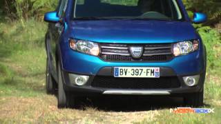 Dacia Sandero e Sandero Stepway 2013 la prova di MotorBox [upl. by Cott]