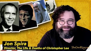 Director Jon Spira talks Life and Deaths of Christopher Lee [upl. by Rojas239]