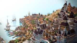 Novigrad  Minecraft Timelapse by Elysium Fire  DOWNLOAD [upl. by Nnyrat]