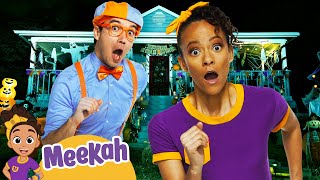 Meekah and Blippis Halloween Trick or Treat Mystery  Educational Videos for Kids  Meekah Kids TV [upl. by Murray84]