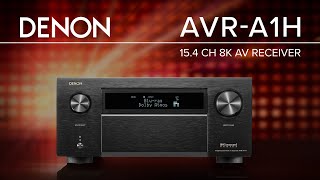 Denon AVRA1H The 70lb BEAST Flagship Home Theater Receiver w 15 Channels amp 4 Sub Outs 🤯 [upl. by Miarhpe]