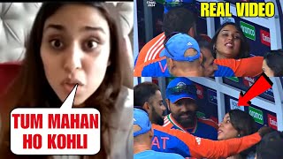 Ritika Sajdehs emotional statement on Virat after he did this when she was crying when IND won WC [upl. by Delaine]