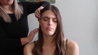 ASMR  Light Touch Massage on Katie  Back Scratching [upl. by Johannes273]