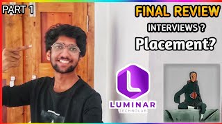 🔥🦹final review of student in luminar Technolab part1🤸💃 [upl. by Brande423]