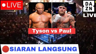 🔴 SIARAN TINJU DUNIA MIKE TYSON VS JAKE PAUL  Tinju Dunia Hari Ini  Live Mike Tyson vs Jake Paul [upl. by Borchers]