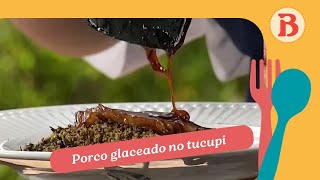 Receita paraense aprenda a fazer porco glaceado no tucupi com farofa de maniçoba  Band Receitas [upl. by Kolnos]