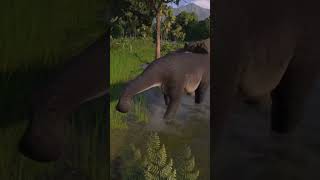 Clips of Nigersaurus and Archaeornithomimus jurassicworldevolution2 jurassicworldevolution [upl. by Julieta651]