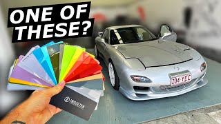 Wrapping my Mazda FD RX7 [upl. by Ennayrb]