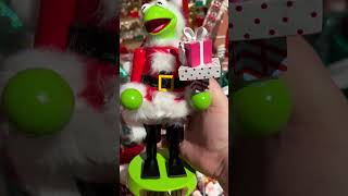 The Muppets Kermit The Frog Christmas Decoration In Selfridges London themuppetshow disney [upl. by Ahsytal359]