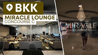 BKK Miracle First Class Lounge Concourse C Bangkok Suvarnabhumi Airport  SEAsian Flyer [upl. by Silrac]