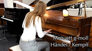 Schimmel Barock Klavier 108B  Händel  Kempff  Menuett gmoll [upl. by Anilah]