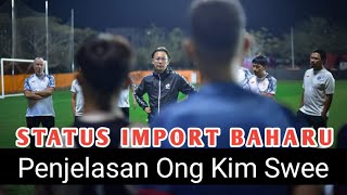 Status Pemain Baharu Sabah FC Kim Swee Akhirnya Buka Mulut [upl. by Anitsirk]