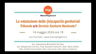 La valutazione delle incapacità genitoriali Tribunale eo Servizio Sanitario Nazionale [upl. by Emad]