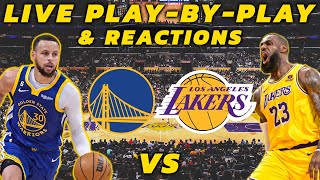 Golden State Warriors vs Los Angeles Lakers  Live PlayByPlay amp Reactions [upl. by Nnyllatsyrc]