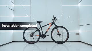 Hiland 29inch Mountain Bike HIM036 Assembly Video  English Version [upl. by Yremrej]