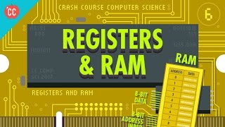 Registers and RAM Crash Course Computer Science 6 [upl. by Jyoti668]