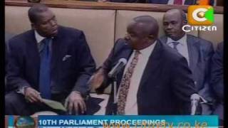 Raila in Parliament on Mau [upl. by Kolk156]