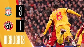 Liverpool 31 Sheffield United  Premier League highlights [upl. by Ilellan]