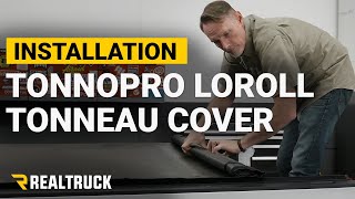 How to Install TonnoPro LoRoll Tonneau Cover on a 2019 Chevy Silverado [upl. by Danny31]