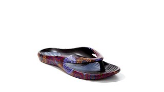 Tony Little Cheeks Printed Health Sandal with Gel Footbed [upl. by Asilanna]