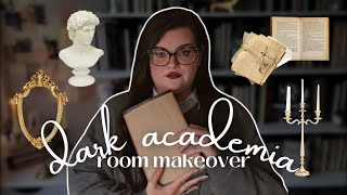 dark academia library and room makeover aesthetic [upl. by Fidelas]