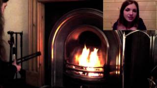 HOW TO LIGHT A TRADITIONAL LOG FIRE IN A FIREPLACE [upl. by Nanon695]