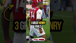 Thierry Henrys Greatest Ever Goals ⚽ footballshorts shorts football [upl. by Hoon]