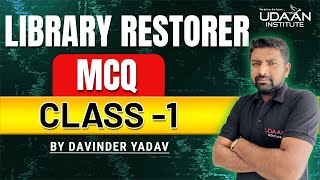 RRRLF mcq  LIBRARY RESTORER  BY DAVINDER YADAV [upl. by Kcirdnekel]