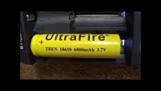 FAKE ULTRAFIRE 18650 LITHIUM BATTERIES  6800mAh [upl. by Lang]