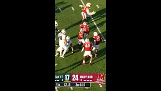 Top Defensive Plays Maryland vs Michigan State  Maryland Football  09072024 [upl. by Eanahc]