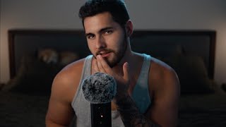 ASMR Hand amp Finger Smooches w Rain Sounds Male ASMR [upl. by Chin]