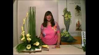 Contemporary Flower Arranging Lesson  Hedging [upl. by Llerrod]