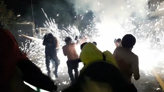 QUEMA DE TOROS PIROTECNICOS EN HONOR A LA VIRGEN DE LA PIEDAD TULTEPEC 19112022 22 [upl. by Ellett]