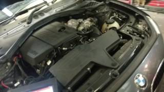 BMW 1 series VANOS stuck rough idle BMW 118i valve timing solenoid exaust camshaft [upl. by Attirb126]