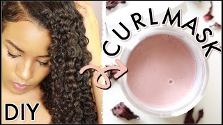 Homemade Hair Mask for Curly Hair  Stronger Thicker FrizzFree Curls [upl. by Welcher]