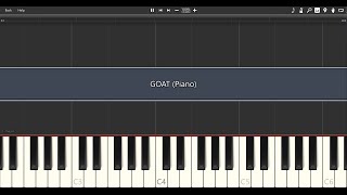 Polyphia  GOAT Intro  Piano [upl. by Alamap120]