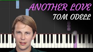 Another Love  Tom Odell  Easy Piano Tutorial [upl. by Namilus385]