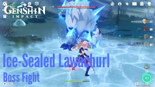 Frostarm Lawachurl IceSealed Lawachurl Boss Fight  Genshin Impact Indonesia [upl. by Eux]