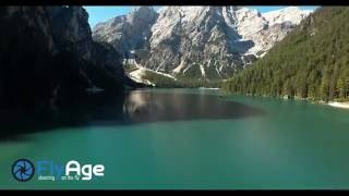 Lago di Braies dal Drone 4K [upl. by Hareema]