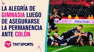 Gimnasia se desahogó tras vencer a Colon y salvarse del descenso [upl. by Idnym]