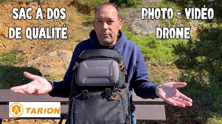 TEST PRODUIT  Votre matériel photo vidéo drone est en sécurité  Sac à dos de qualité TARION PBL [upl. by Ertha625]